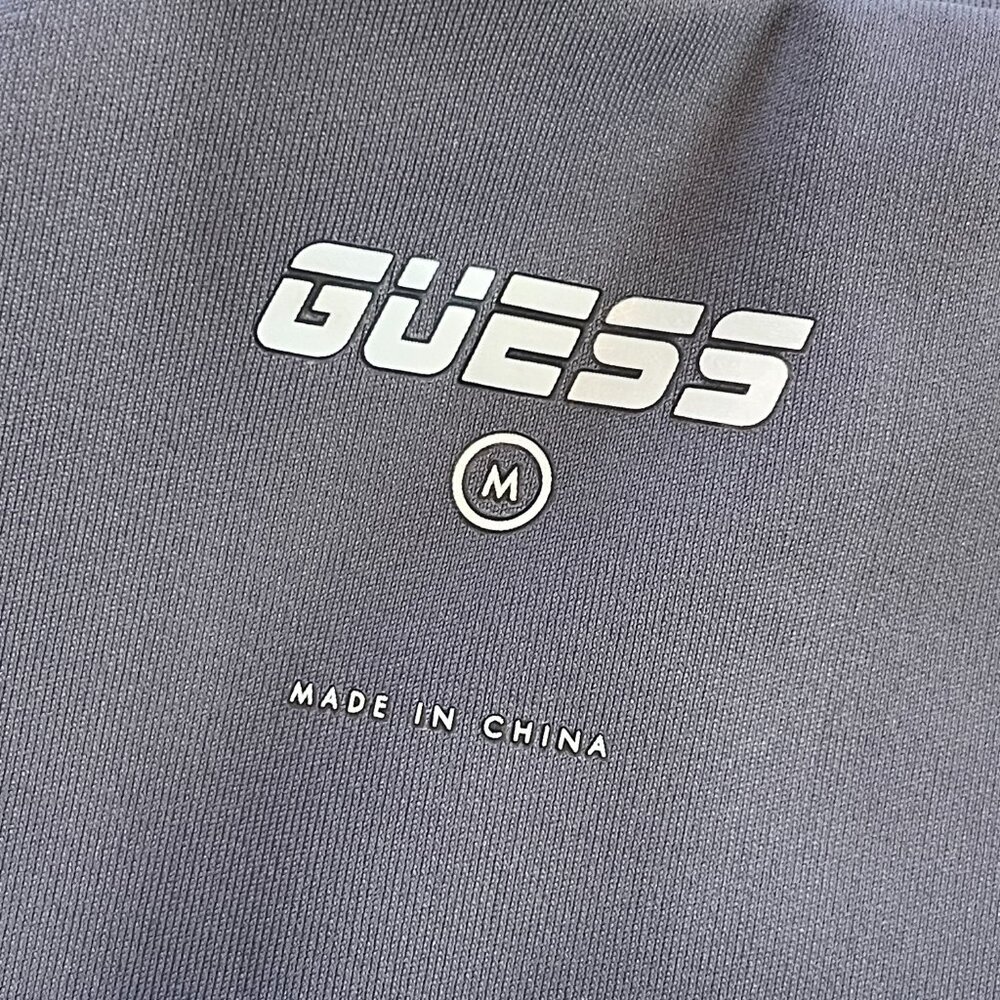 GUESS || Gray leggings mesh diagonal stripes - Size M - NWoT - Picture 4 of 5